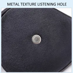 Varme øreklokker med metallhørehull - unisex