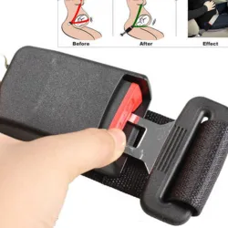 Rallonge de ceinture de sécurité pour voiture - noir