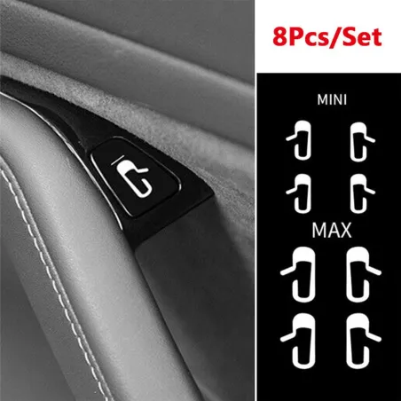 Klistremerke for utgangsknapp for bildør - for Tesla Model 3 - 8 stk