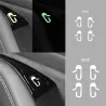 PegatinasPegatina de salida de botón de apertura de puerta de coche - para Tesla Model 3 - 8 piezas