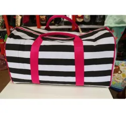 Trendy strand / sport / reiseveske - stripedesign