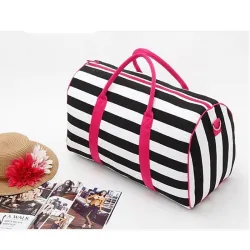 Trendy strand / sport / reiseveske - stripedesign