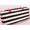 Trendy strand / sport / rejsetaske - stribet design