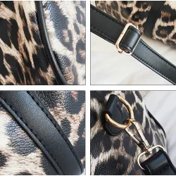 Fashionable travel bag - large capacity - leopard printingBags