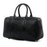 BolsasBolsa de viaje de moda - gran capacidad - cuero - patrón tejido
