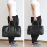 Modische Reisetasche - großes Fassungsvermögen - Leder - Webmuster