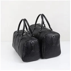 BolsasBolsa de viaje de moda - gran capacidad - cuero - patrón tejido