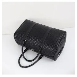 BolsasBolsa de viaje de moda - gran capacidad - cuero - patrón tejido
