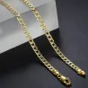 Collier tendance - chaîne cubaine - or & argent