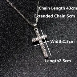 CollarCollar de plata - con cruz de cristal