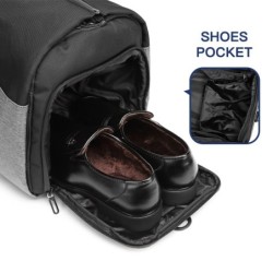 Sac à bandoulière multifonctionnel - sac à dos étanche - avec poche à chaussures - étanche - grande capacité