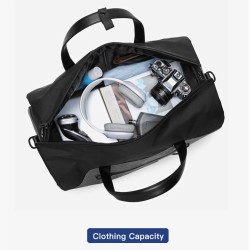 Sac à bandoulière multifonctionnel - sac à dos étanche - avec poche à chaussures - étanche - grande capacité