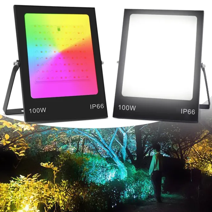 Projecteur LED - projecteur de travail étanche - RGB - AC220V - 30W - 50W - 100W - 200W