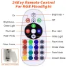 LED flomlys - vanntett arbeidslys - RGB - AC220V - 30W - 50W - 100W - 200W