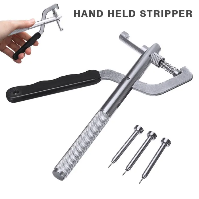 Håndholdt stripper - fjerner urlenkestift - med 3 pinner