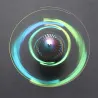 Hand fidget spinner - jouet anti-stress en métal - vif d'or - ailes d'ange