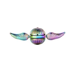 Hand fidget spinner - metall anti-stress leksak - golden snitch - änglavingar