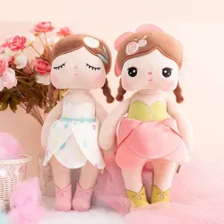 Fée des fleurs Angela - bébé Linda - peluche
