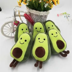 Liten avokado - nyckelring - 10 cm