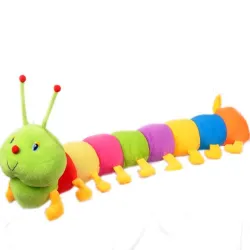 Animales de pelucheOruga de colores - peluche - 50 cm