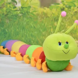 Animales de pelucheOruga de colores - peluche - 50 cm
