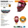 Masque de soudage auto-obscurcissant - 3 filtres - DIN 4 - capteurs optiques ANSI CSA AS/NZS