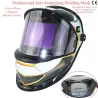Masque de soudage auto-obscurcissant - 3 filtres - DIN 4 - capteurs optiques ANSI CSA AS/NZS