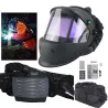 Masque de soudage auto-obscurcissant - 3 filtres - DIN 4 - capteurs optiques ANSI CSA AS/NZS