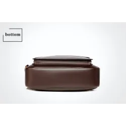 Elegant skulderveske i skinn - S - M - L