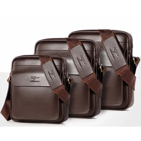Elegant skulderveske i skinn - S - M - L