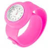 Relógio infantil de silicone - pulseira de encaixe