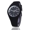 RelojesGENEVA - reloj de silicona de colores - cuarzo - ultraplano - unisex