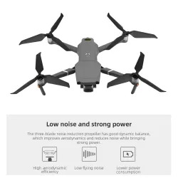 DJI Mavic 2 Pro - 8743F - hélices tripales - faible bruit