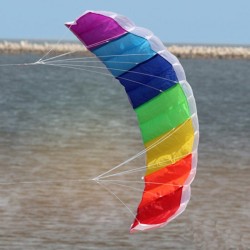 Tęczowy latawiec plażowy - sportowy - nylonLatawce