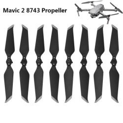 DJI Mavic 2 Pro Zoom - 8743 propeller - sammenleggbar - lavt støynivå - hurtigutløser - 4 - 8 stk.