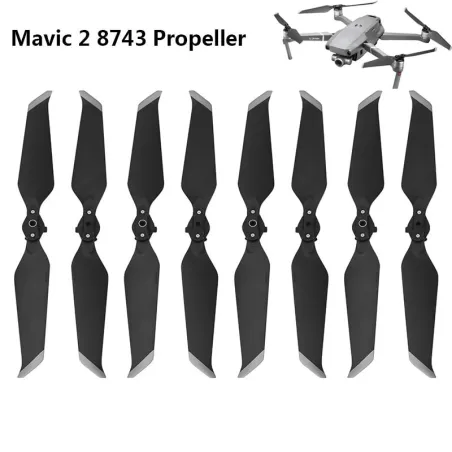 HélicesDJI Mavic 2 Pro Zoom - 8743 hélices - plegable - silencioso - liberación rápida - 4 - 8 piezas