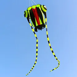 CometaGran cometa de colores - trilobite verde