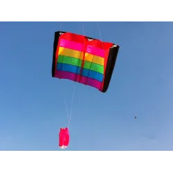 Beach rainbow kite - with handle / single lineKites