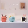 Digital LED alarm clock - with backlight - USB - rabbit / deer ears - leavesClocks