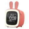Digital LED alarm clock - with backlight - USB - rabbit / deer ears - leavesClocks