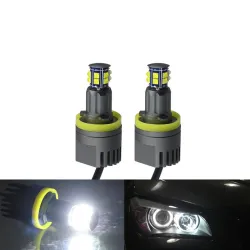 120W - H8 - LED Angle-Eyes - Światła - BMW - E92 M3 E82 E87 E91 E60 E61 E63 E70 E71 E89H8
