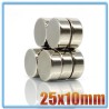 N35 - Neodym-Magnet - runder Zylinder - 25 mm * 10 mm