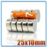N35 - neodymium magnet - round cylinder - 25mm * 10mmN35