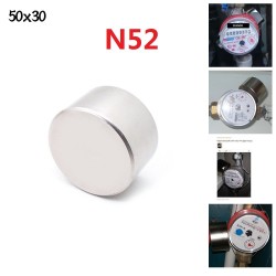 N35 - N40 - N52 - magnete al neodimio - disco tondo forte - 30 * 20 mm - 40 * 20 mm - 50 * 30 mm
