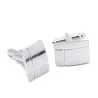 GemelosElegantes gemelos rectangulares - acero inoxidable