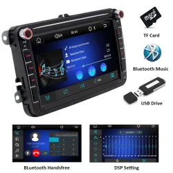 Bilradio - X8 - Carplay - 2 Din - Android - Bluetooth - CAN BUS - Mirror Link - USB - TF
