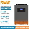 PowMr MPPT - solpanelsregulator - laddningskontroll - LCD-bakgrundsbelysning - 30A - 40A - 50A - 60A