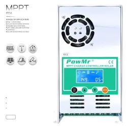 PowMr MPPT - solpanelsregulator - laddningskontroll - LCD-bakgrundsbelysning - 30A - 40A - 50A - 60A