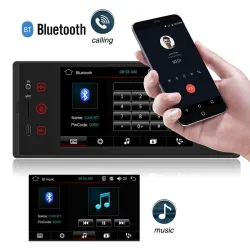 Bilradio - kamera - fjärrkontroll - M150 - 1 Din - 5 tum - Bluetooth - Android - Mirror Link - USB