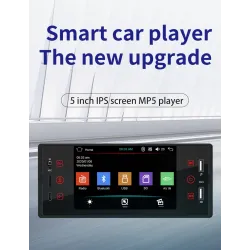 Autoradio - caméra - télécommande - M150 - 1 Din - 5 pouces - Bluetooth - Android - Mirror Link - USB